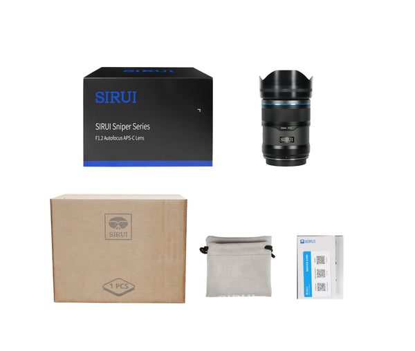 SIRUI 23MM F1.2 SNIPER AUTOFOCUS LENS FOR MIRRORLESS APSC CAMERA