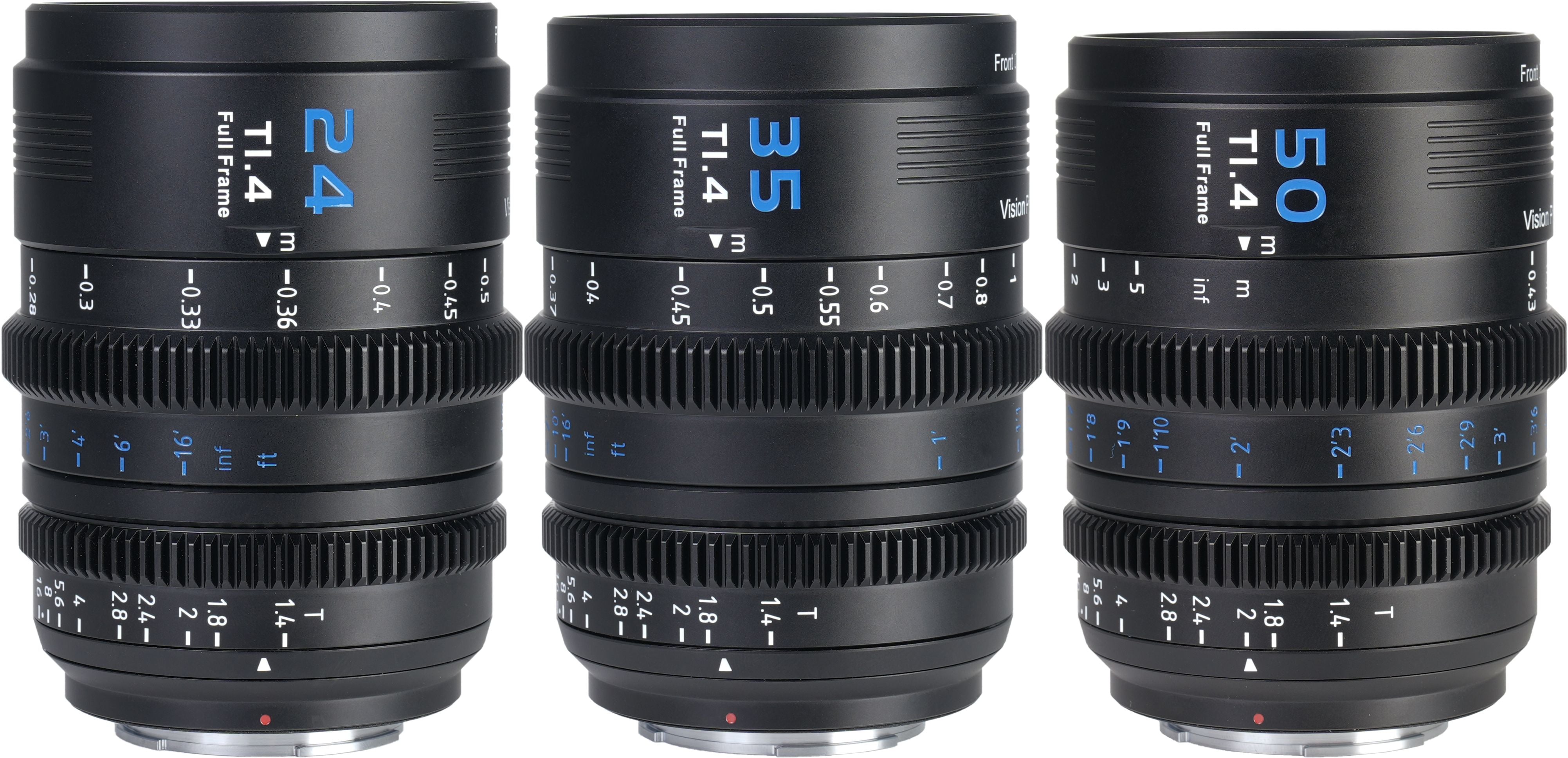 SIRUI VP-1 VISION PRIME LENS BLACK 24MM 35MM 50MM T1.4