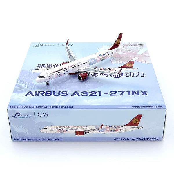 1:400 C Model Juneyao Air Airbus A321 B-324C